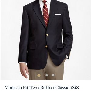 36R Brooks Brothers Mens Classic Two Button Blazer